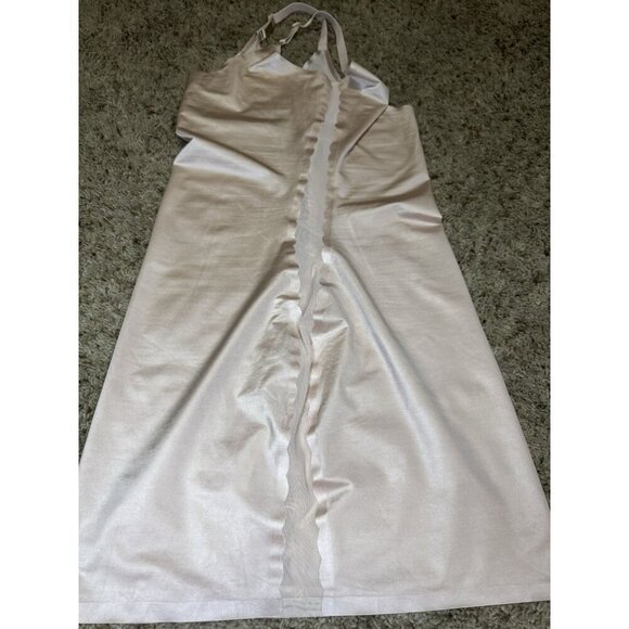 ASSETS BY SPANX Nude Tank Slip Dress Shape Wear Stretch Control Side Mesh LARGE - Picture 4 of 7